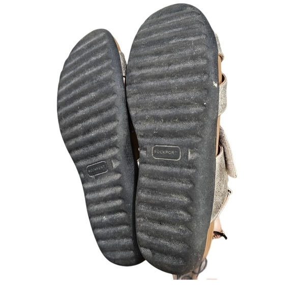 Rockport Women's Ridge Asymmetrical Metallic Sandals - Picture 7 of 8